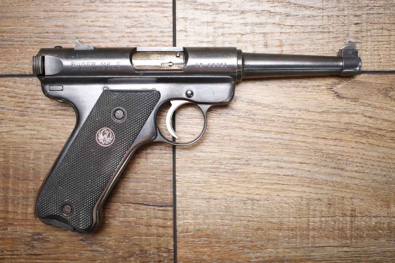 RUGER Mark II 22LR Police Trade-in Pistol